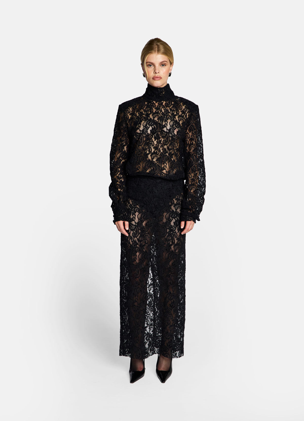 Black Lace Bodysuit