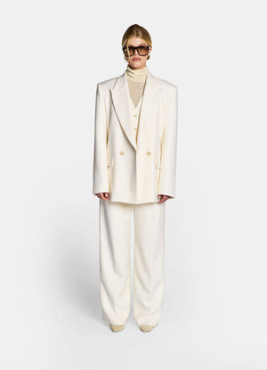 Cream Suit Blazer