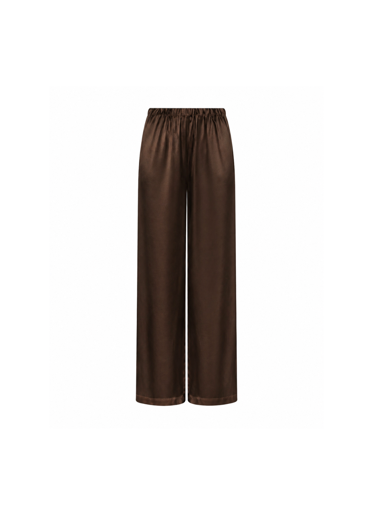 Chocolate Silk Trouser