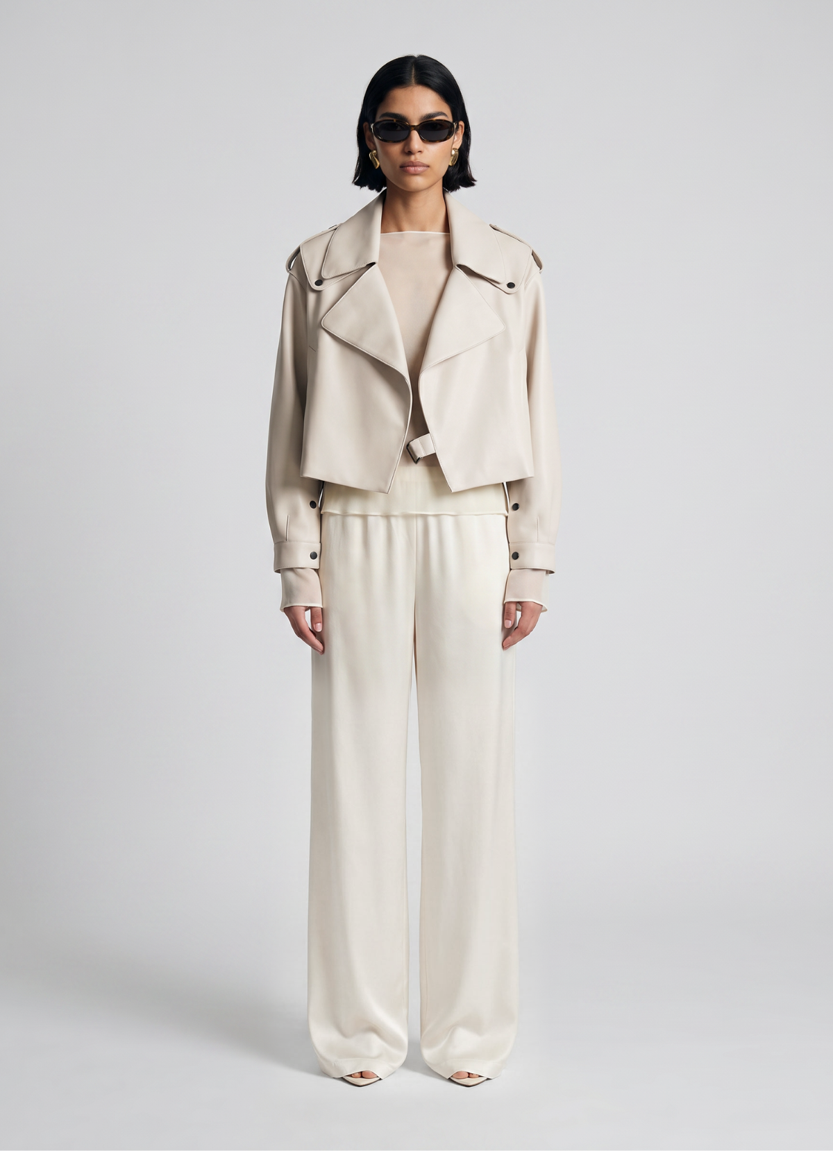 Off-White Oversized Leather Jacket