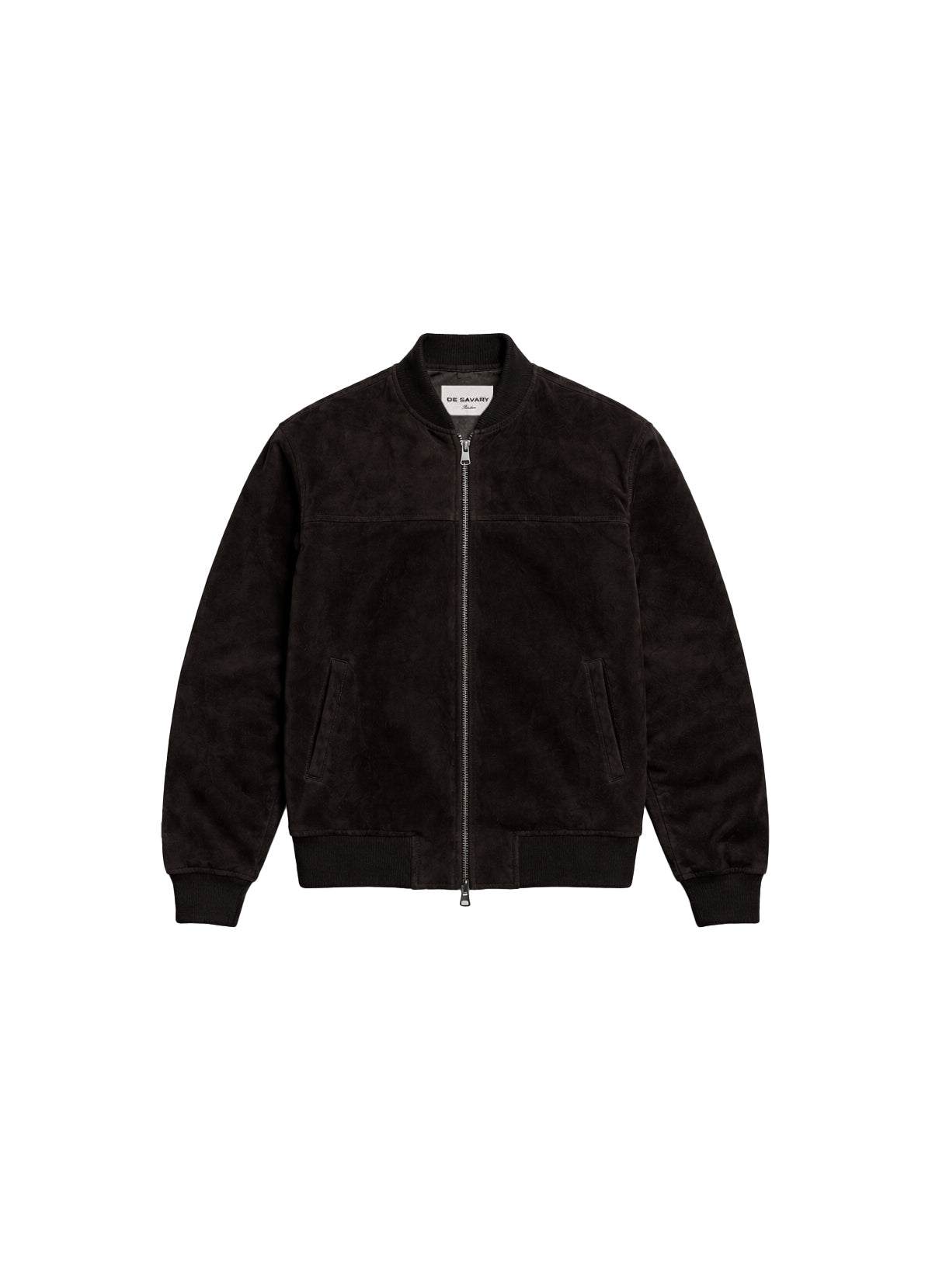Espresso Suede Bomber Jacket - Men’s Fit