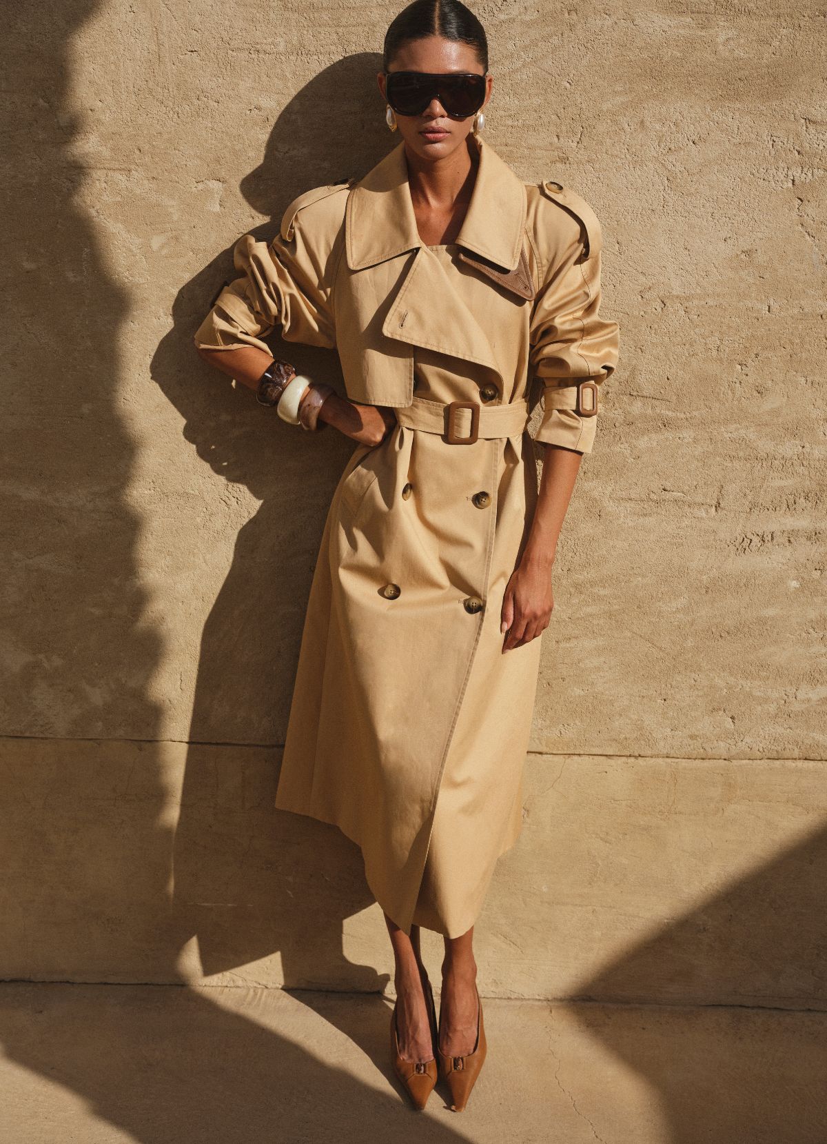 Cotton Trench Coat